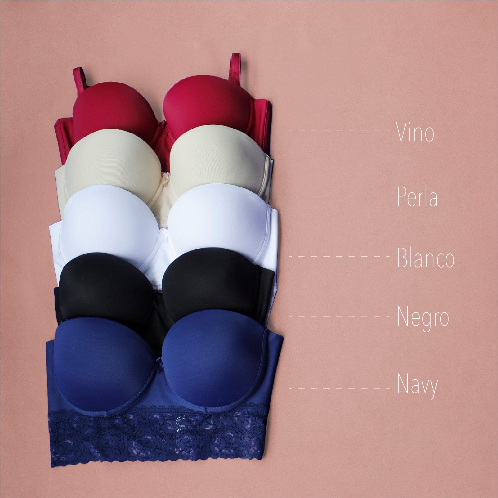 Brasier Strapless sin costuras con Franja - imagen 3