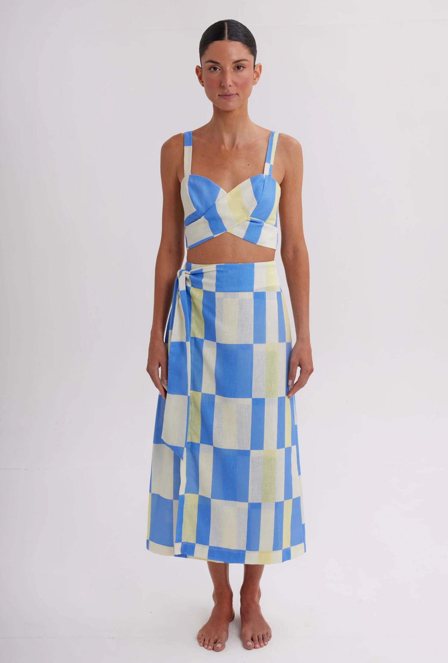 Crop Top Geena Falda Samira Coastal - imagen 1