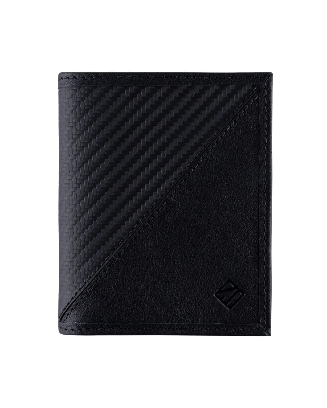 Billetera Compact Cuero (Negra-Roja) — Con Grabado de Iniciales - imagen 2