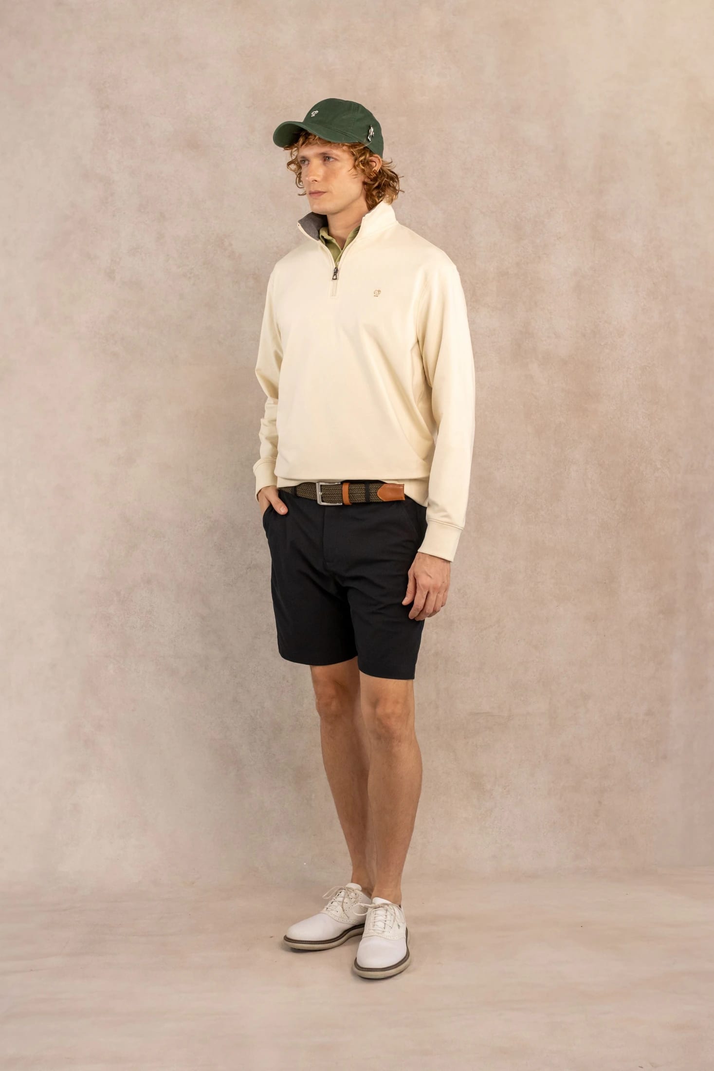Halfzip Antimanchas Marfil - imagen 3