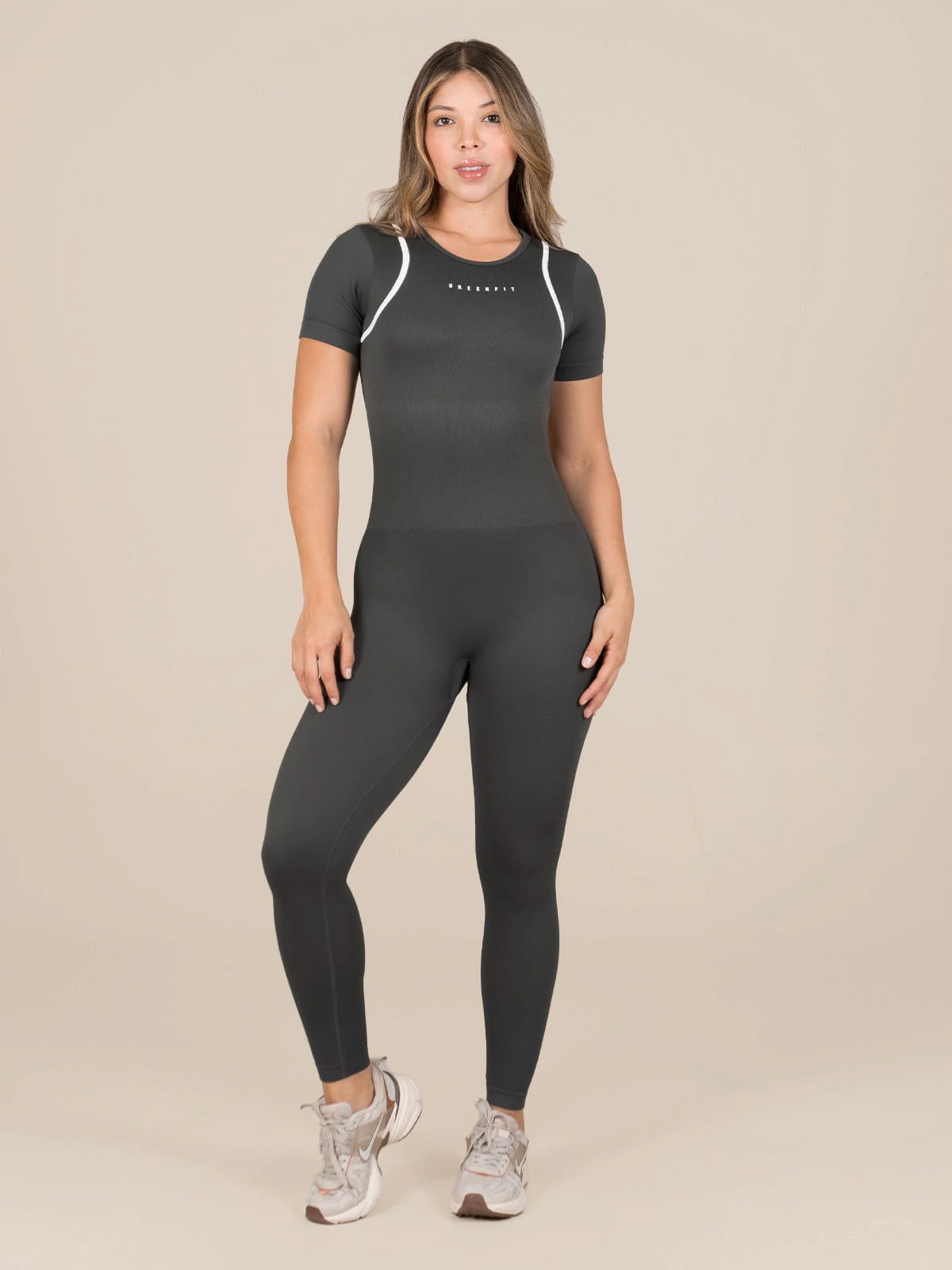 Vogue enterizo seamless gris - imagen 1