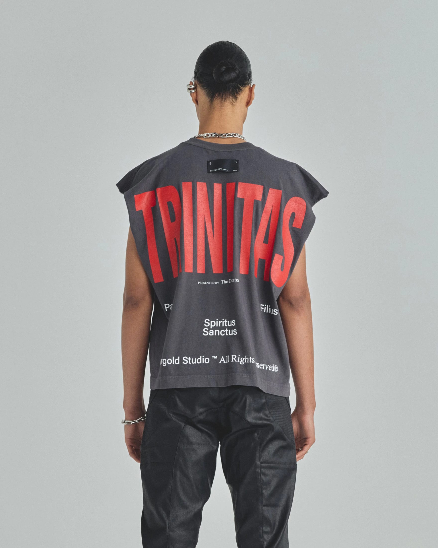 Spring Trinitas Sleeveless Tshirt Vintage Gray - imagen 7