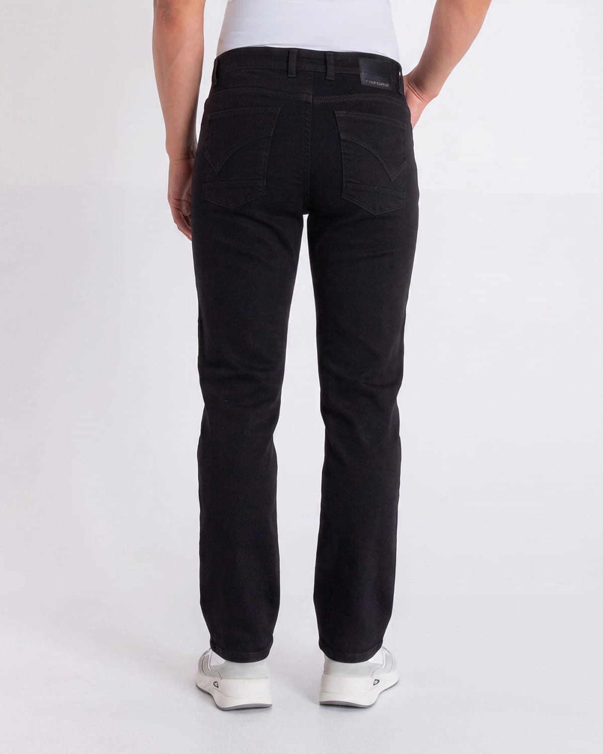 Jean regular negro para hombre - imagen 4