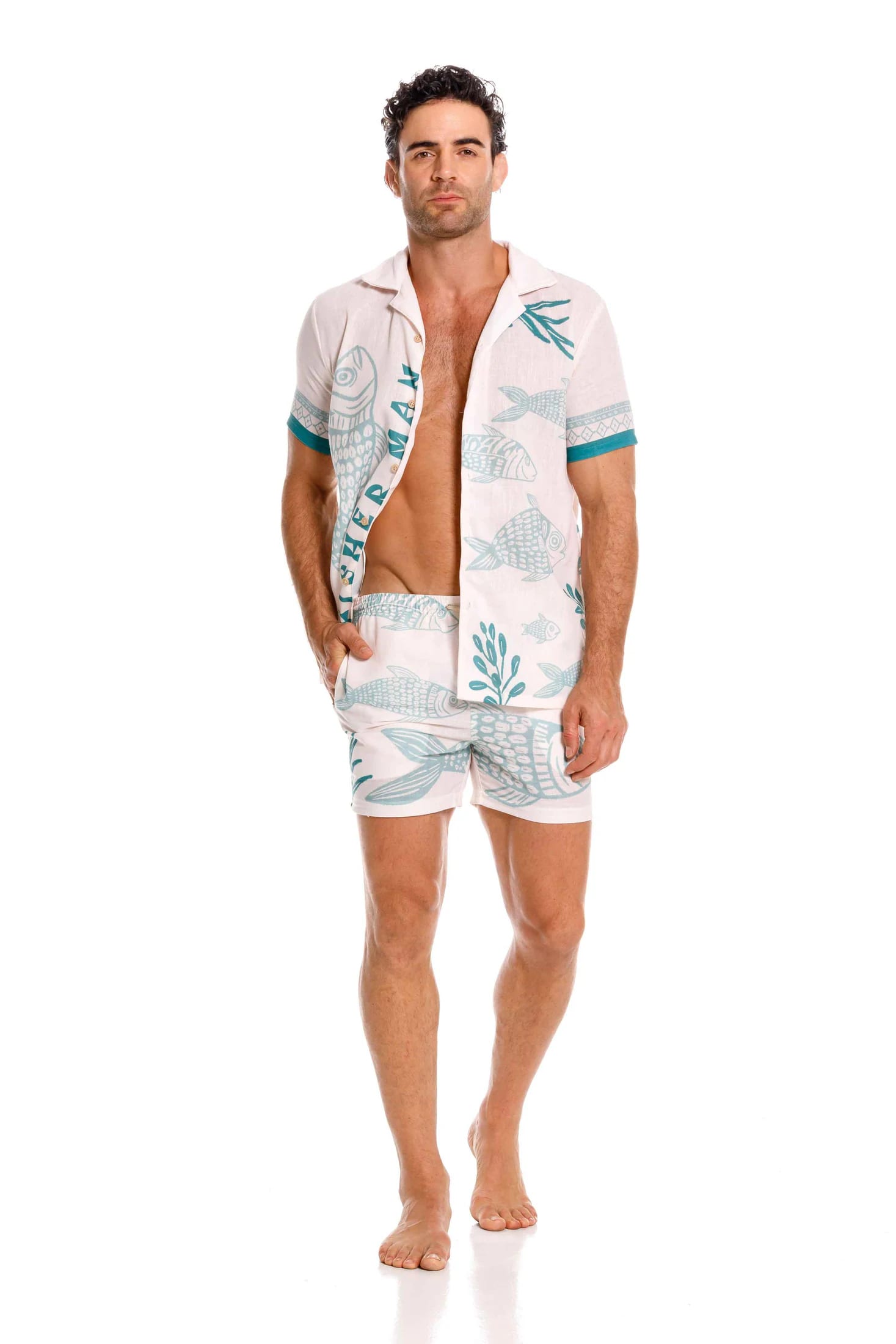 Short Hombre Fisherman Menta - imagen 6