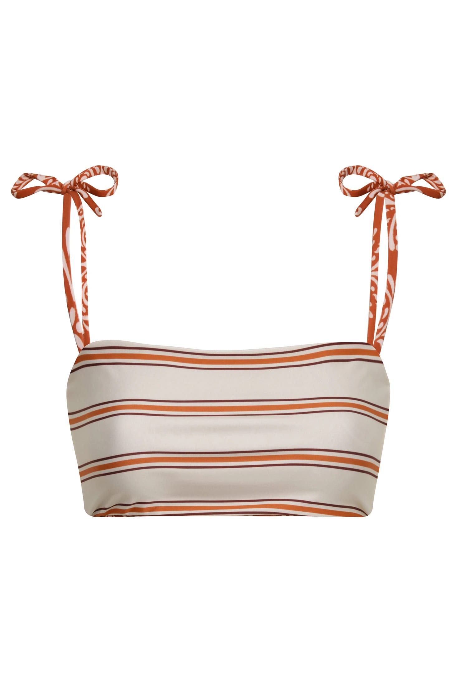 San Miguel Top / Red Arabesque - Orange Stripes - imagen 4