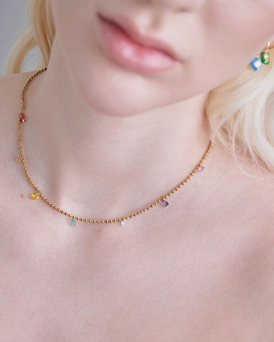 Collar Cristales Multicolor - imagen 4