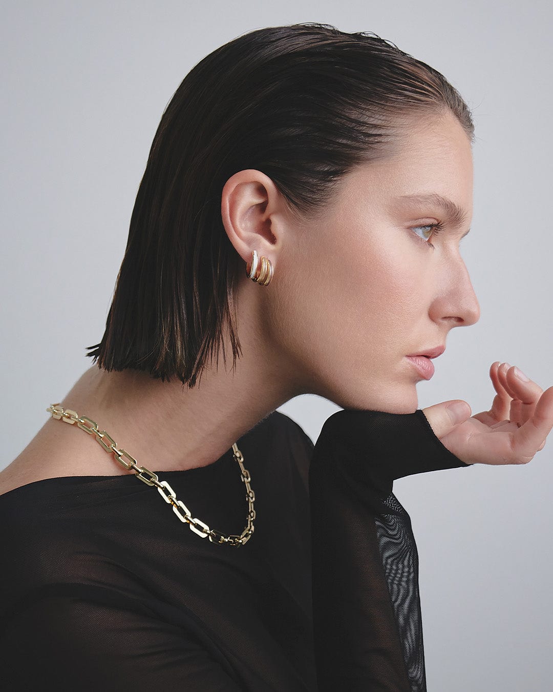 Collar Eslabones Oro - imagen 6