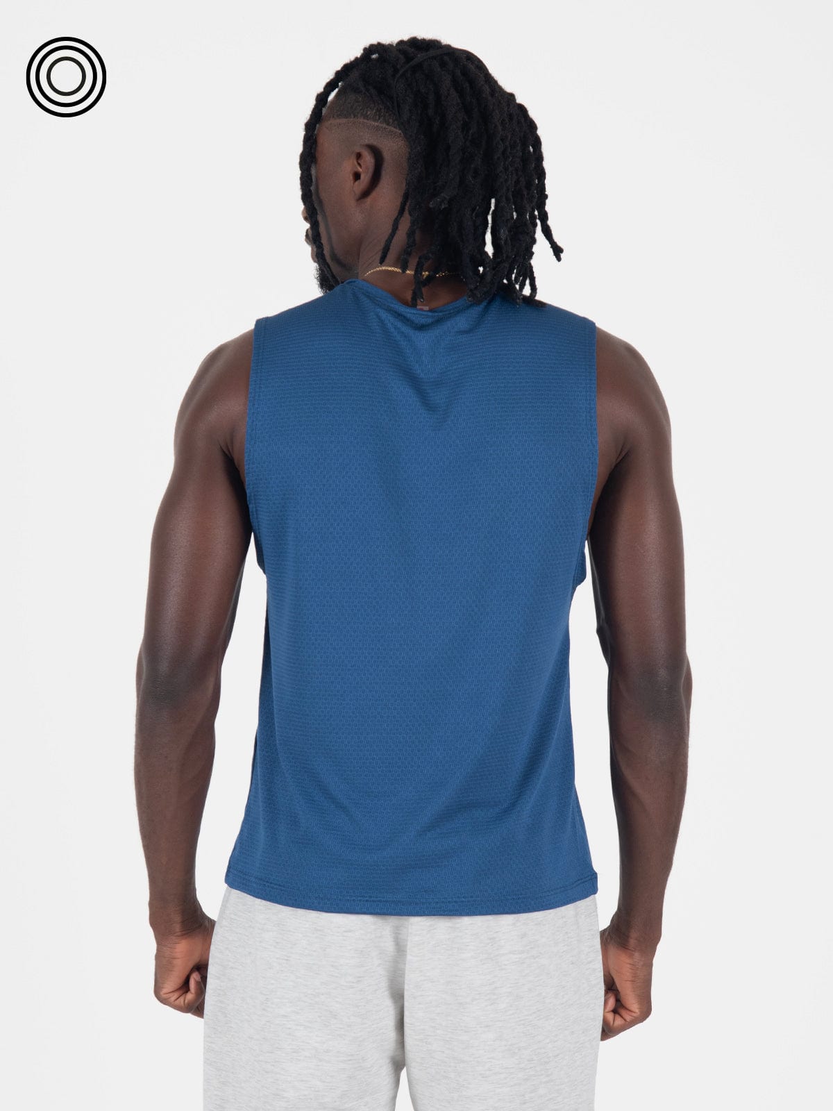 camisilla hombre panal azul rey - imagen 3