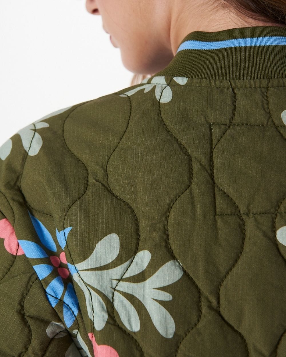 FLORAL QUILTED JACKET - imagen 7