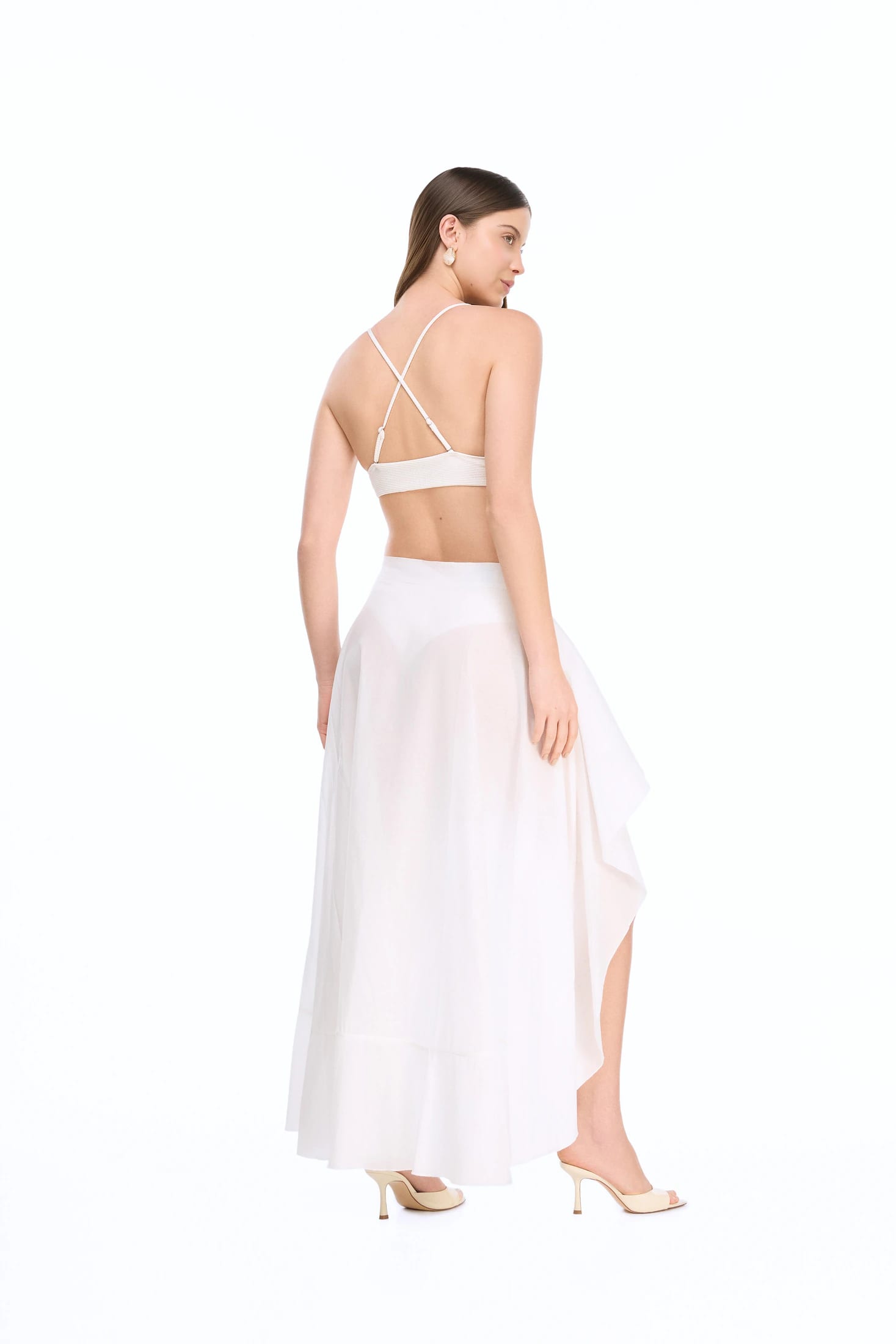 BAHAMAS WRAP SKIRT WHITE - imagen 2