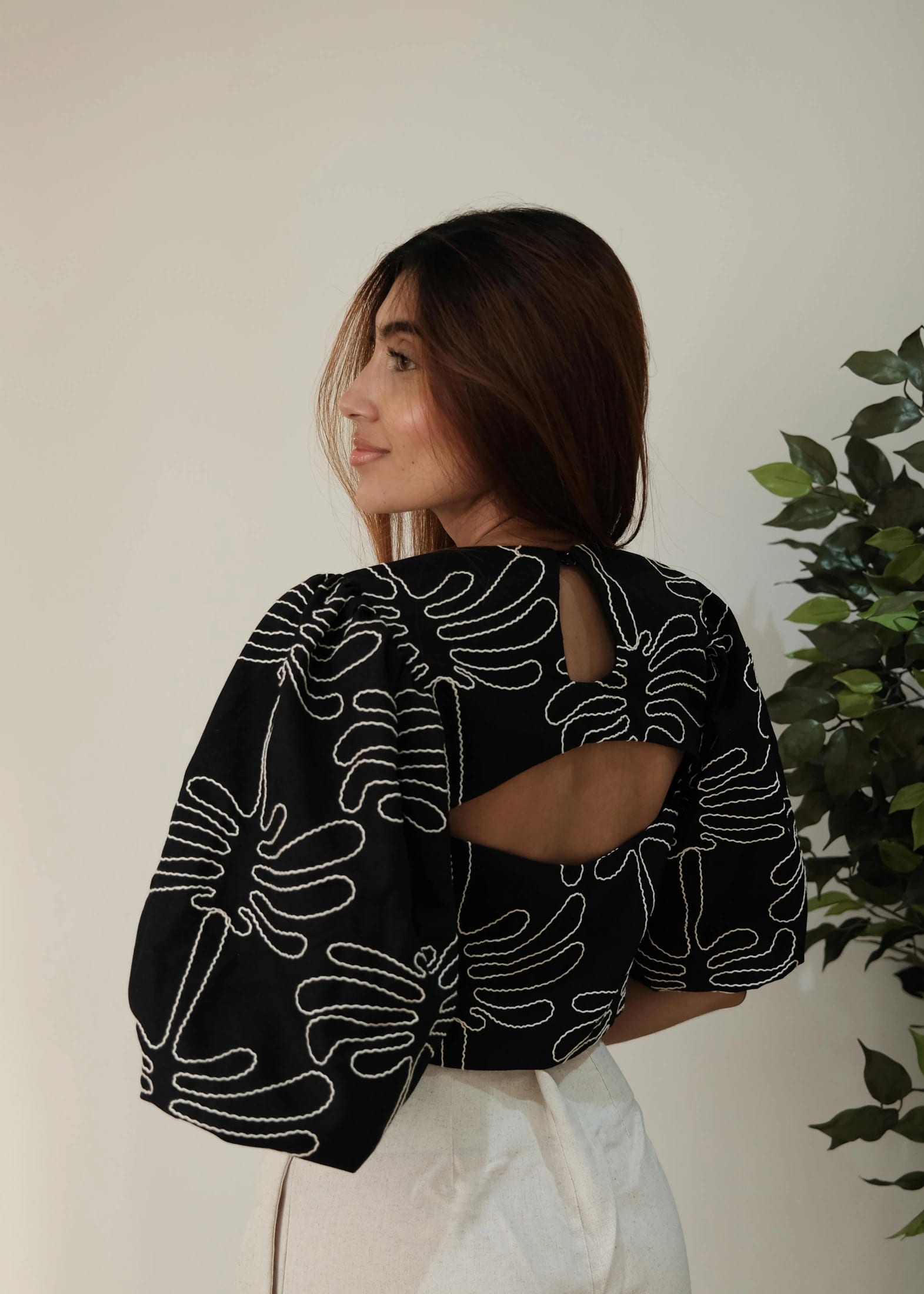 Blusa Palmeras Muestra - imagen 2
