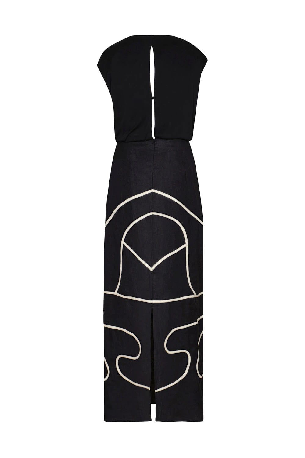 Vestido amaranta negro - imagen 5