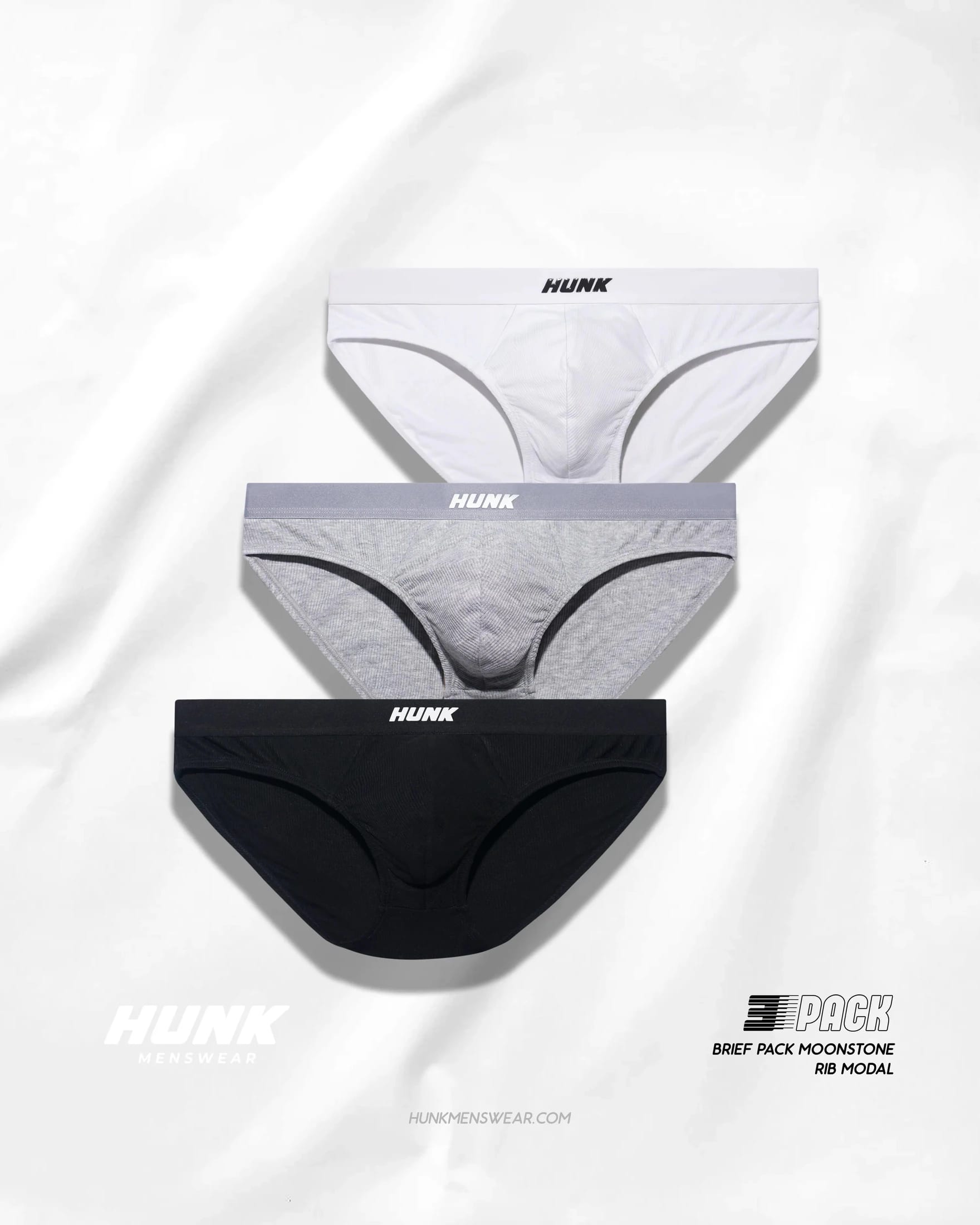 3-Pack Briefs Moonstone - imagen 2
