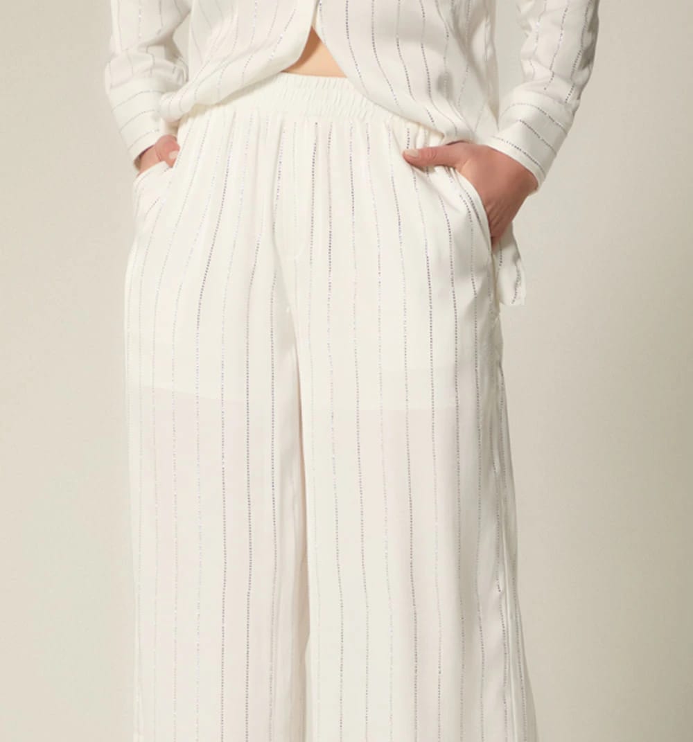 Pantalon tipopalazo con hot fix - imagen 3