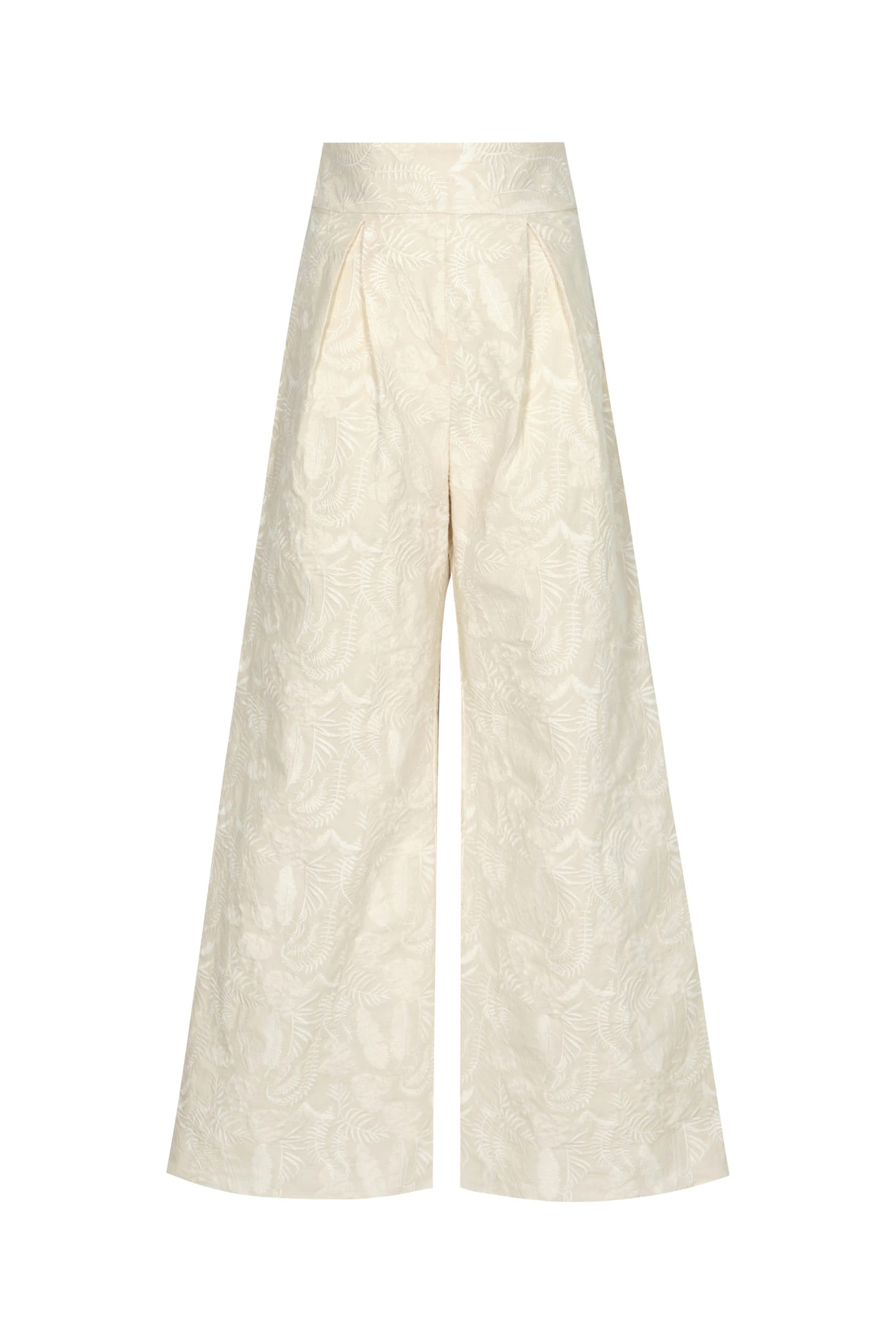 Fiol Canvas Embroidered Pants / Ecru - imagen 2