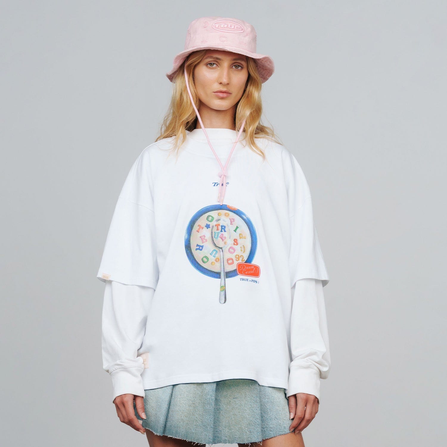 My Cereal Boxy Tee - White - imagen 3