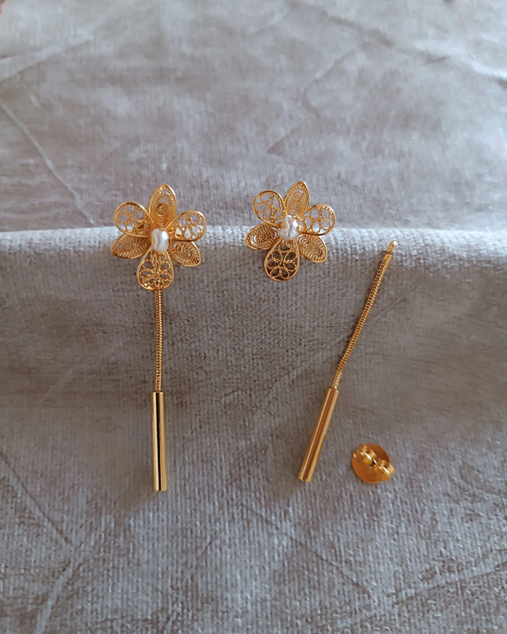 Aretes filigrana doble función Esther - imagen 5