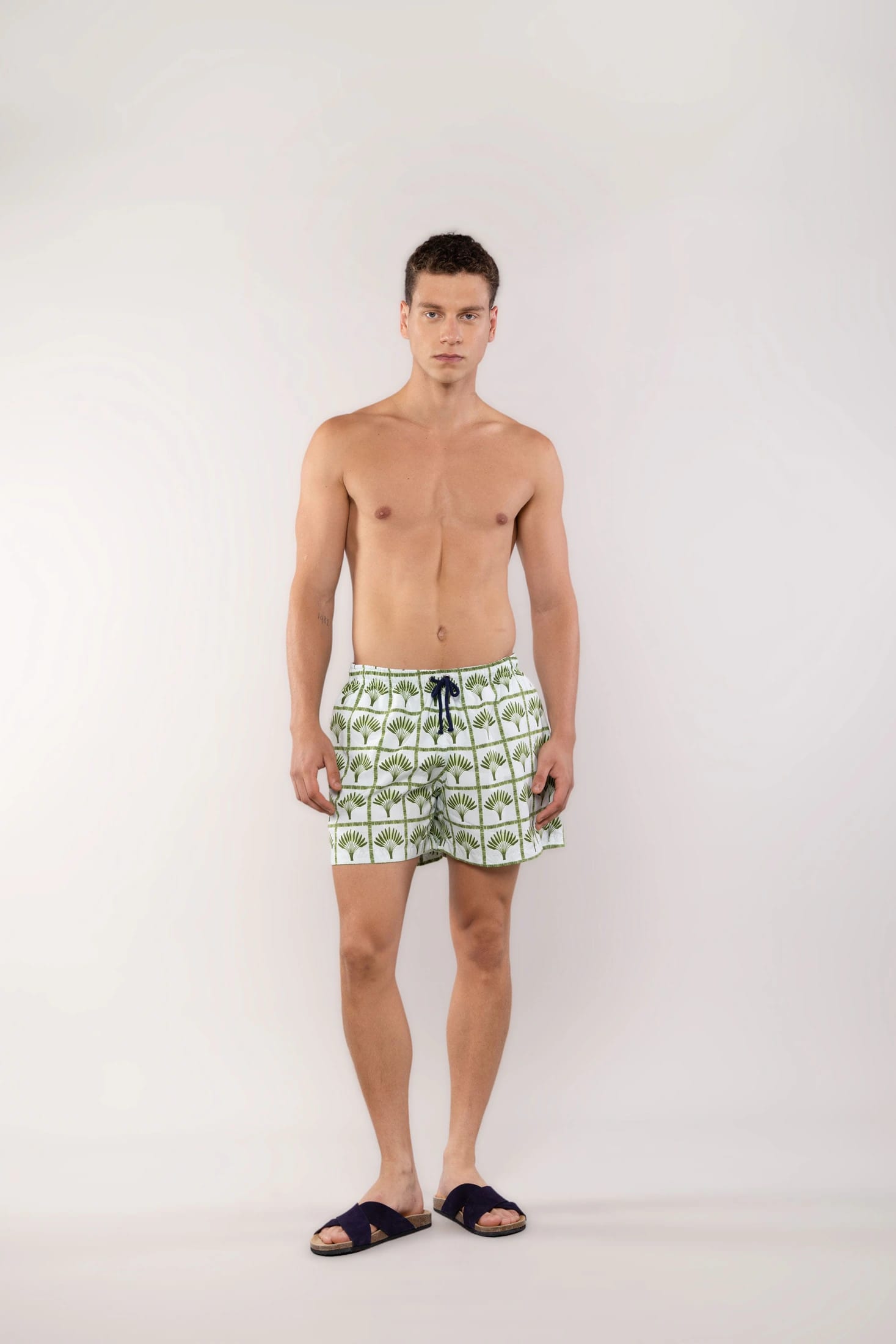 Men's green palmar swim trunk - imagen 3