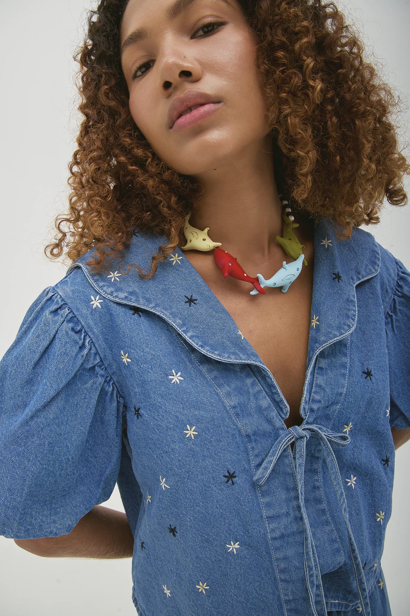 Marea Top Estrellas Denim - imagen 3
