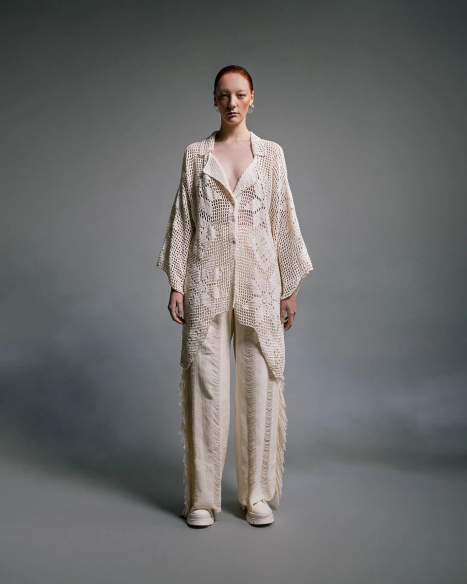 FDV DIAMOND CROCHET SHIRT - imagen 2