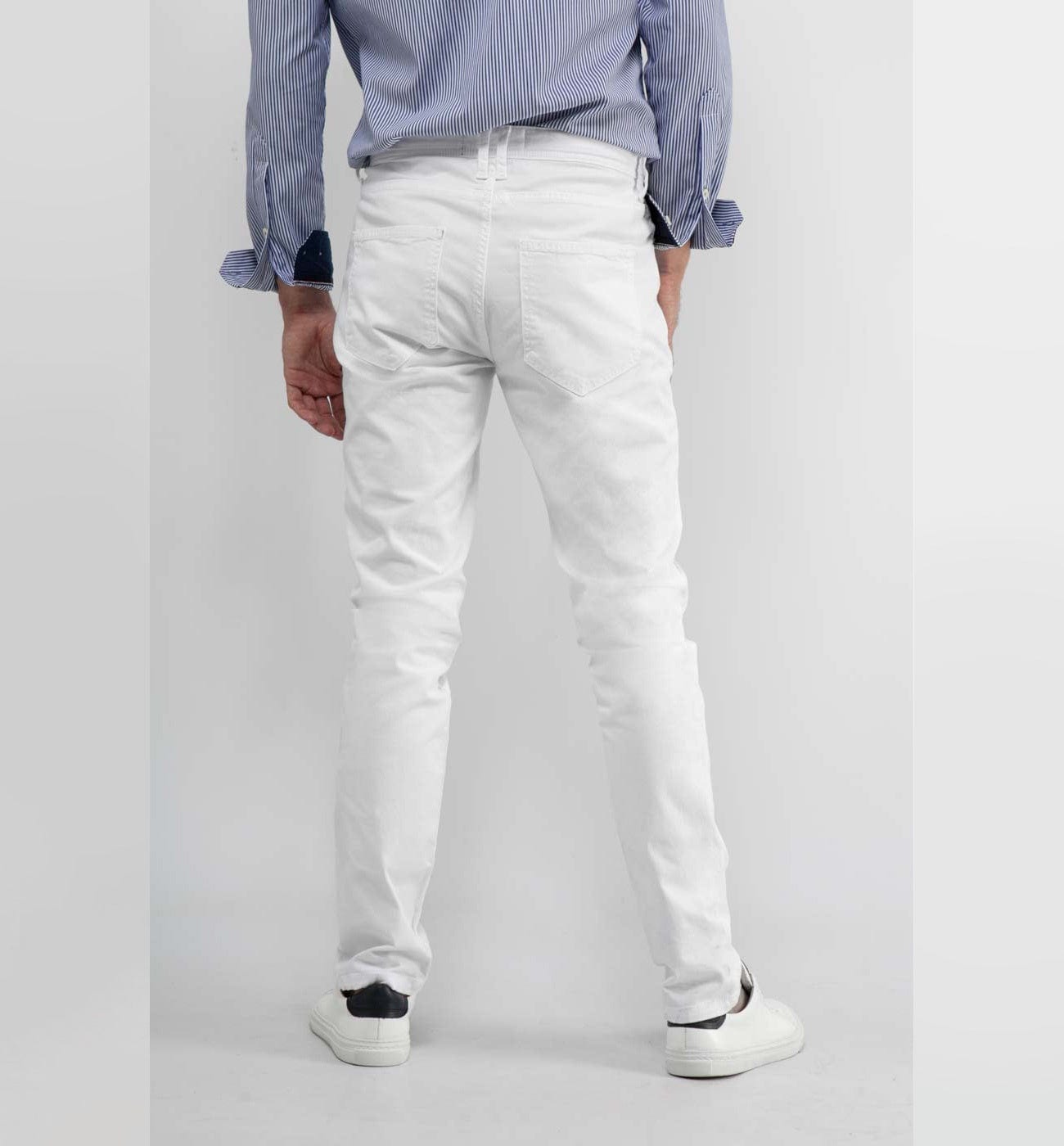 Pantalon Slim Blanco - imagen 3