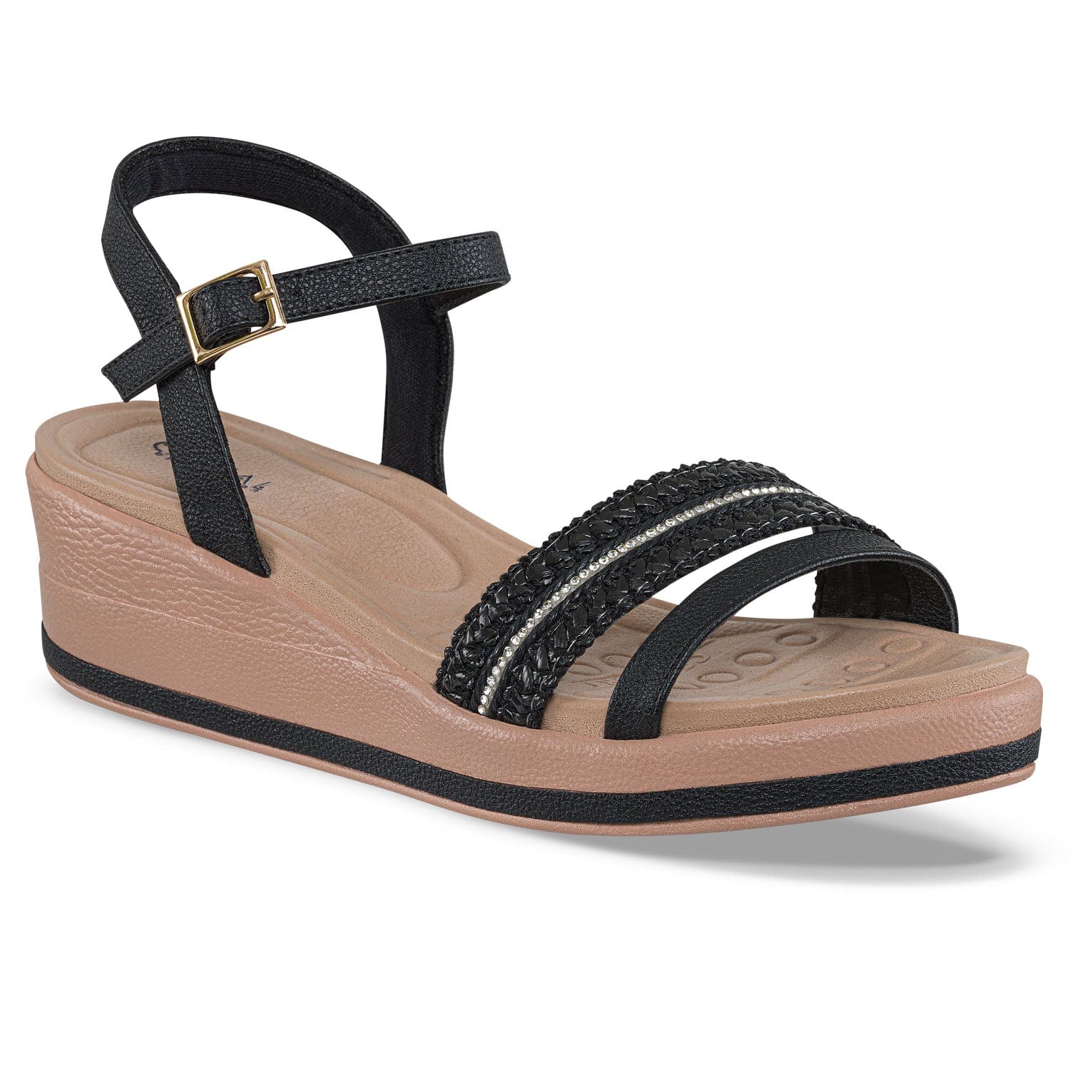 Sandalias Casuales Rosana Negro Croydon para Mujer - imagen 1