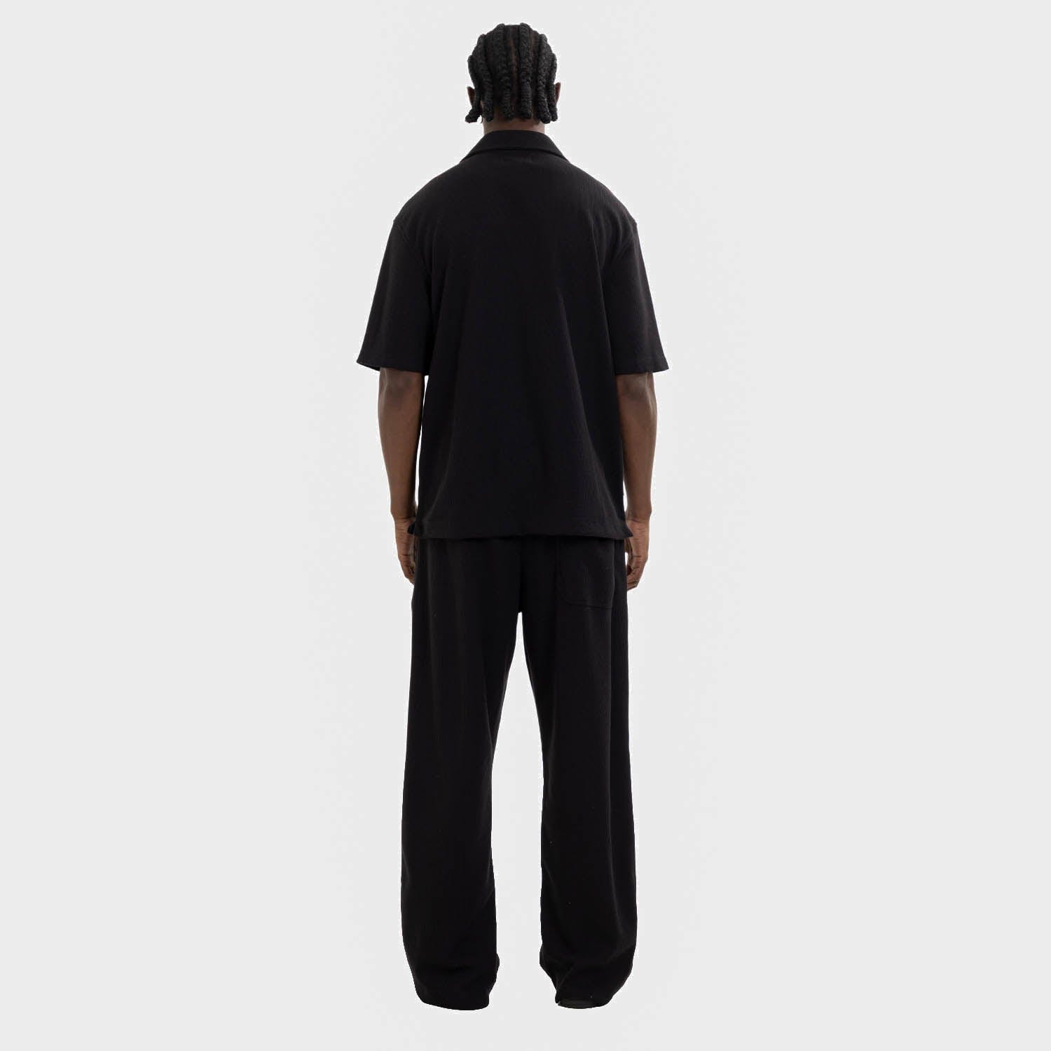 Relaxed Short Sleeve Shirt Black - imagen 9