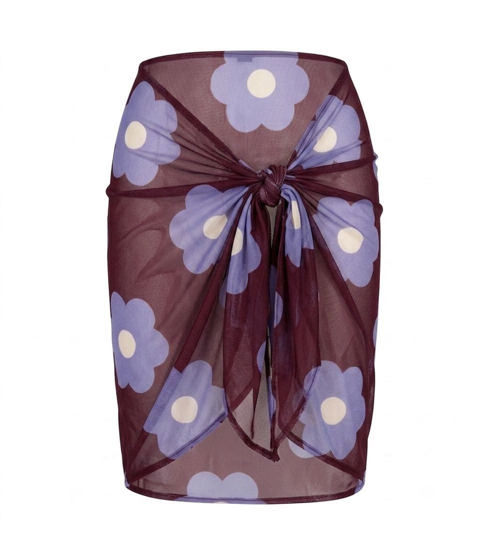 Pareo Corto Bold Flower - imagen 2