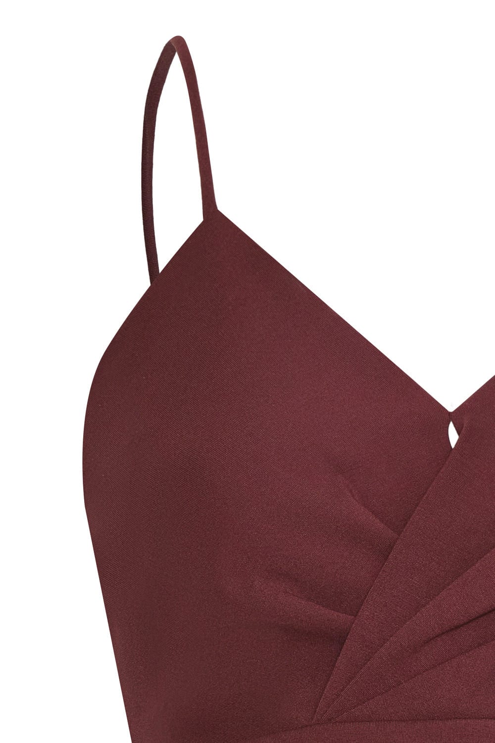 Crop top savia ruby wine - imagen 2