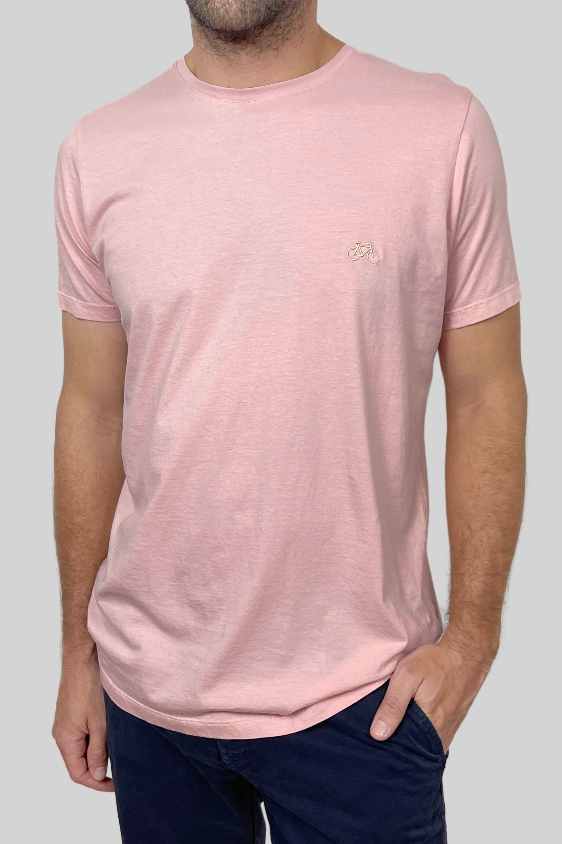 CAMISETA BÁSICA ROSADA - imagen 1