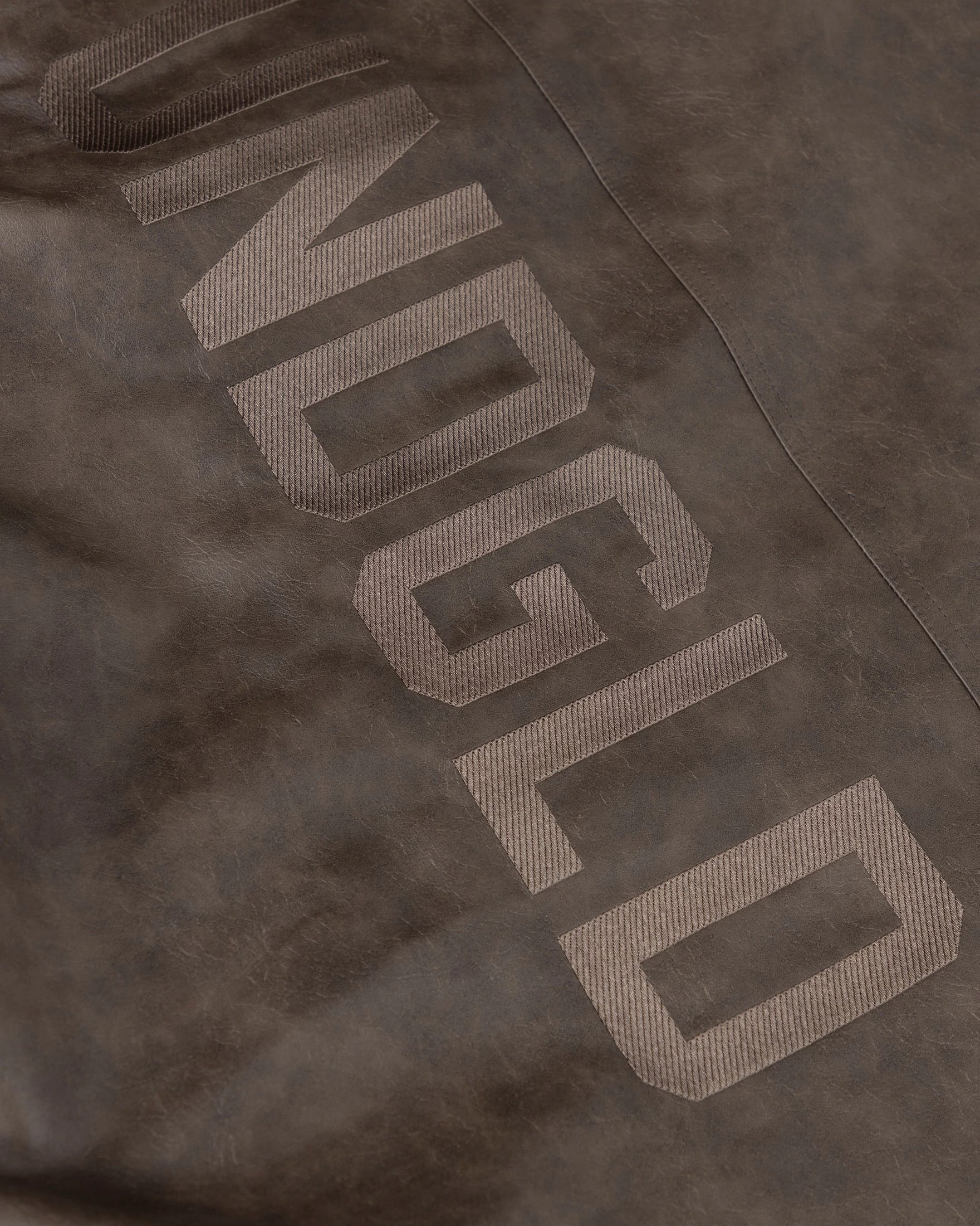 Basics Vintage Panelled Bomber Jacket Brown - imagen 4