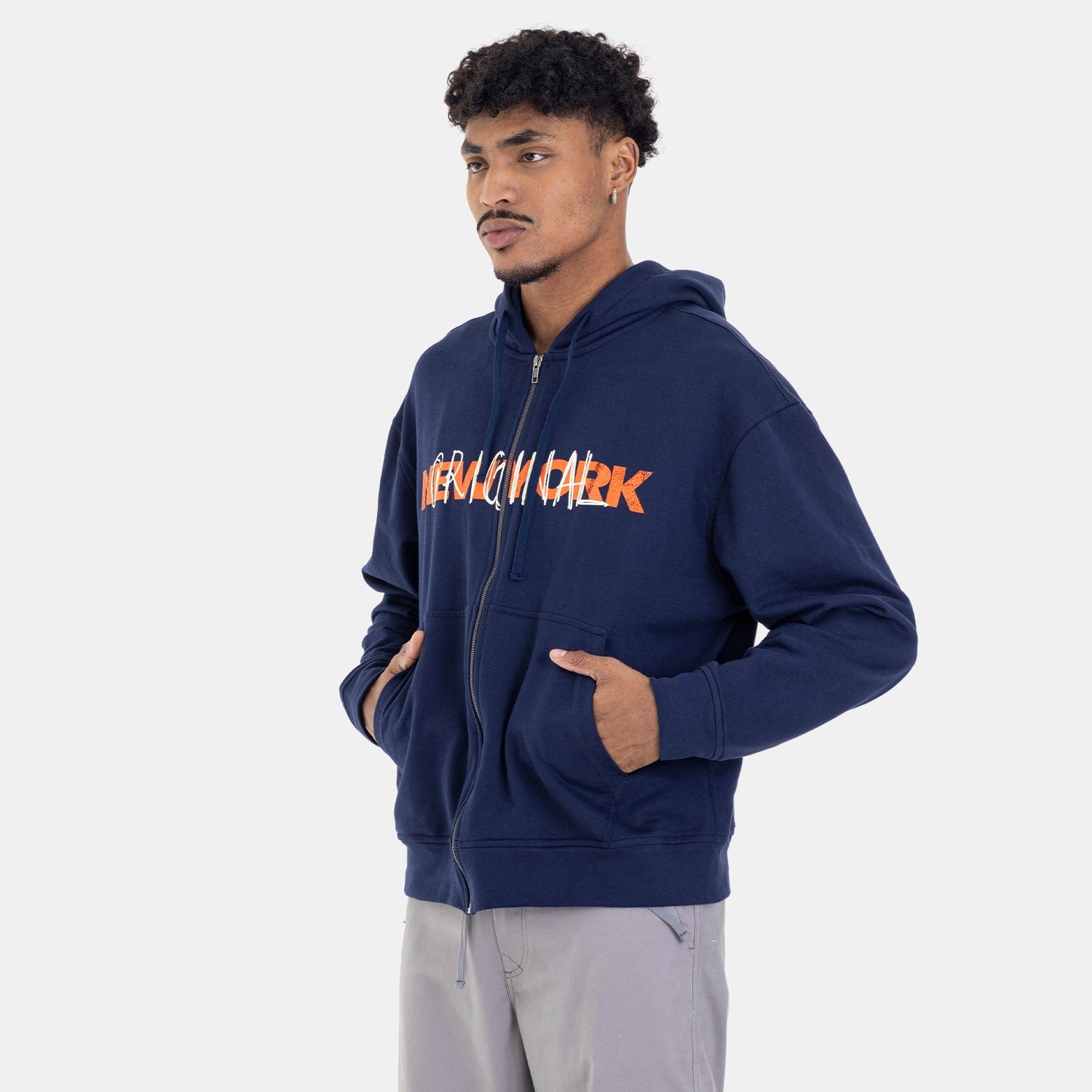 Zip Hoodie Regular Fit Dark Blue - imagen 11