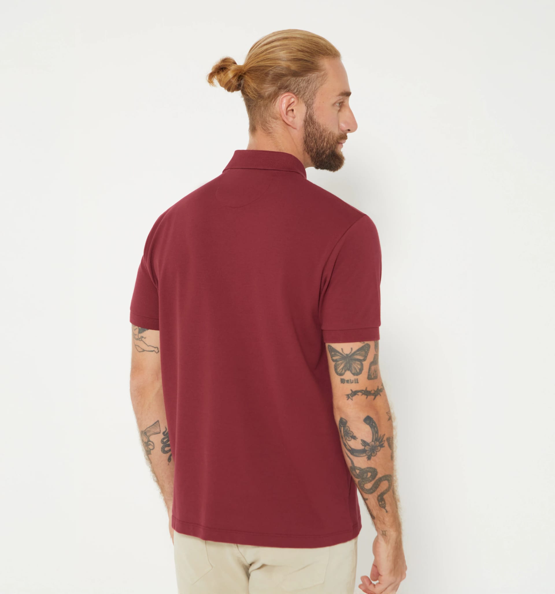 Polo básico para hombre slim fit - imagen 18