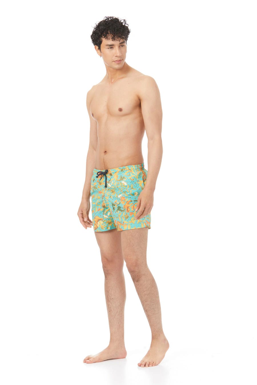 Men's lorenzo swim trunk turquoise - imagen 3
