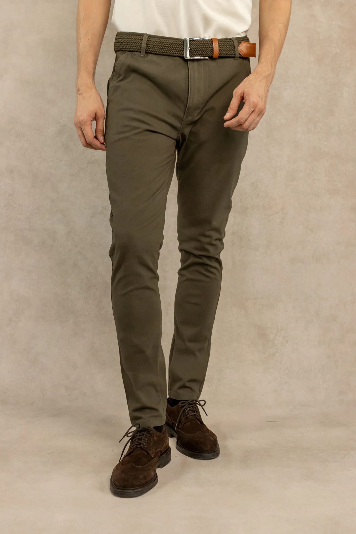 Pantalon Elastico Verde Militar - imagen 4