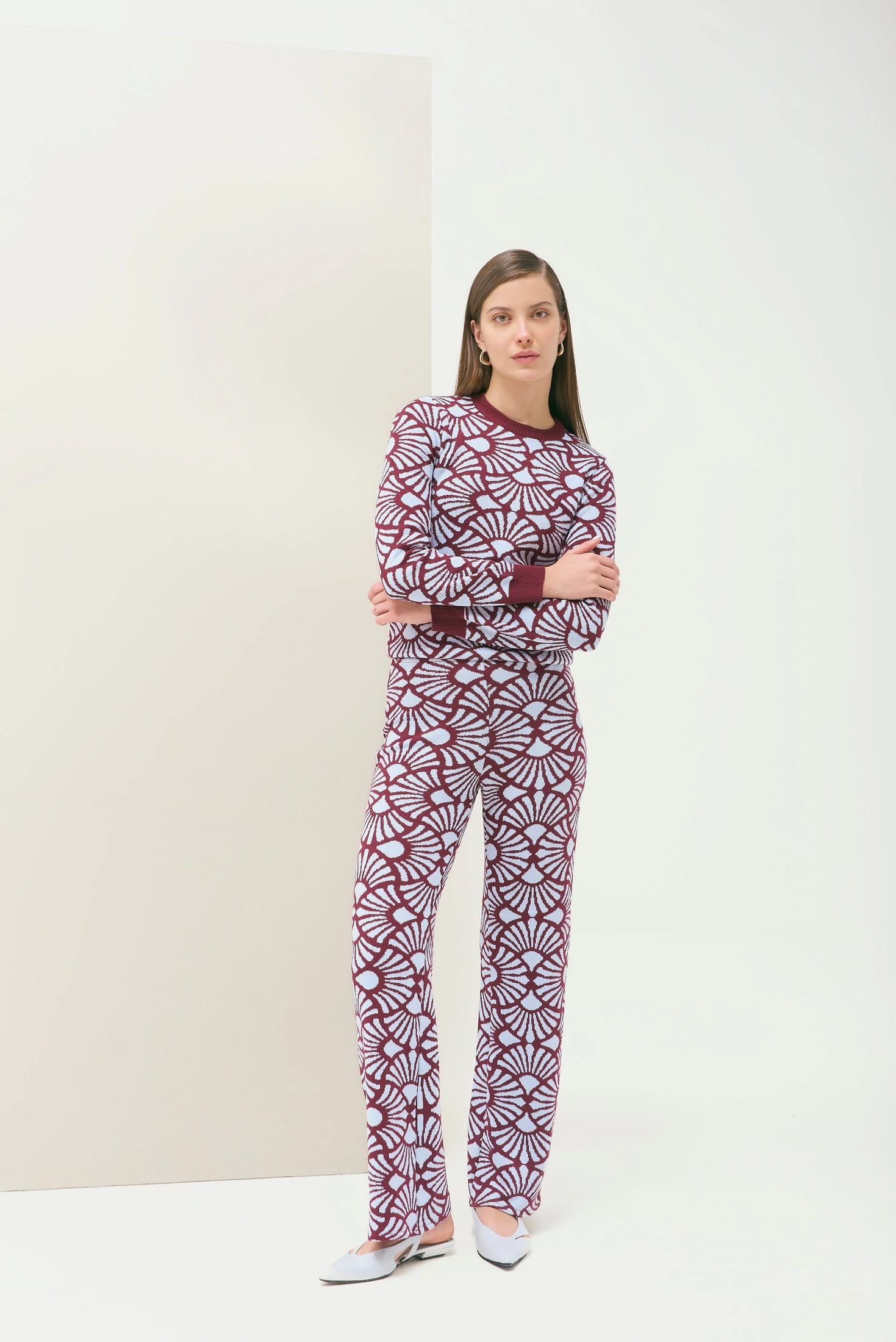 Saco Venus Vinotinto-Azul Celeste - imagen 3