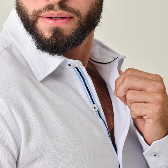 CAMISA ML 100% ALGODON HOMBRE - imagen 35