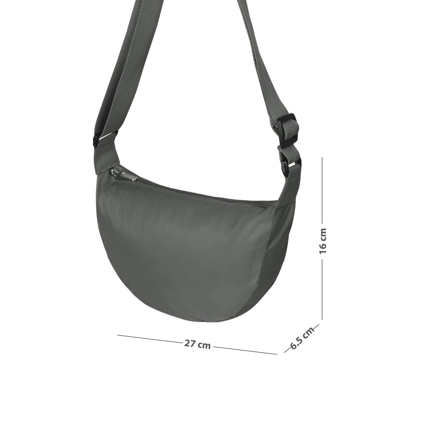 Bolso City Pequeño Manos Libres Plegable Color Fucsia - imagen 3