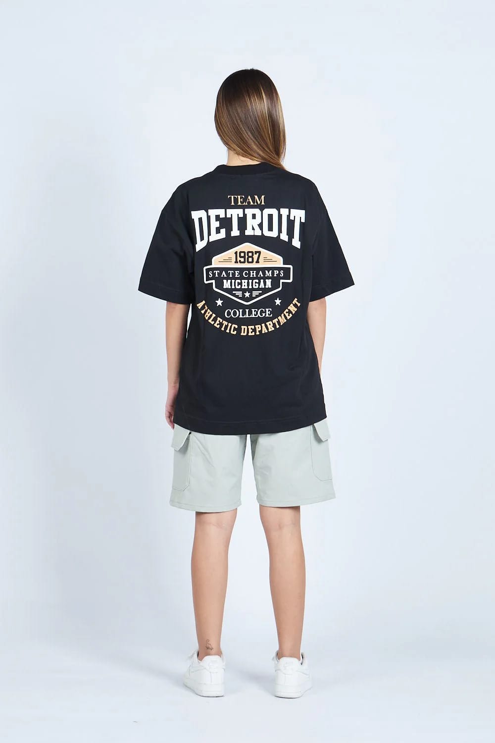 Camiseta oversize DETROIT NEGRO | DROP 03 | - imagen 4