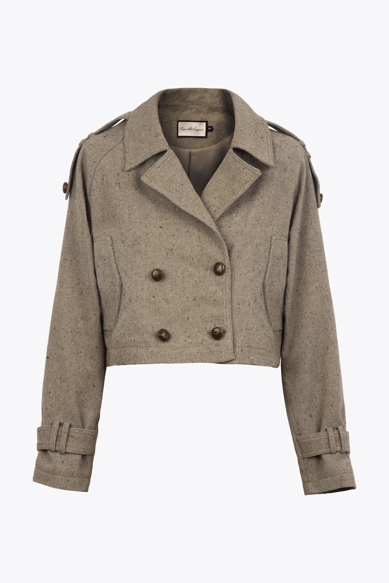 Chaqueta Contorno Café - imagen 1