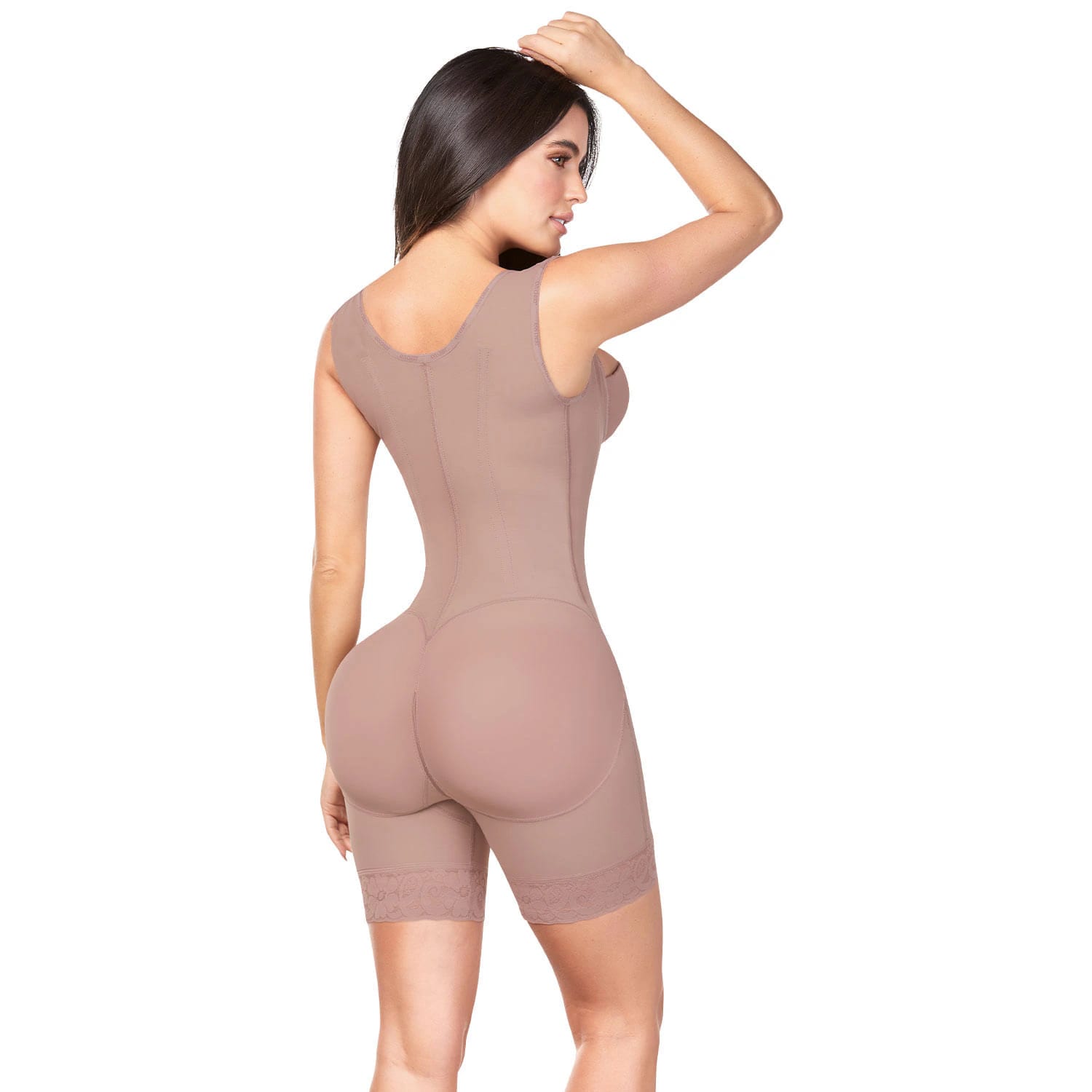 Faja Colombiana Tipo Short 4 Broches Reloj de Arena Mujer - imagen 7
