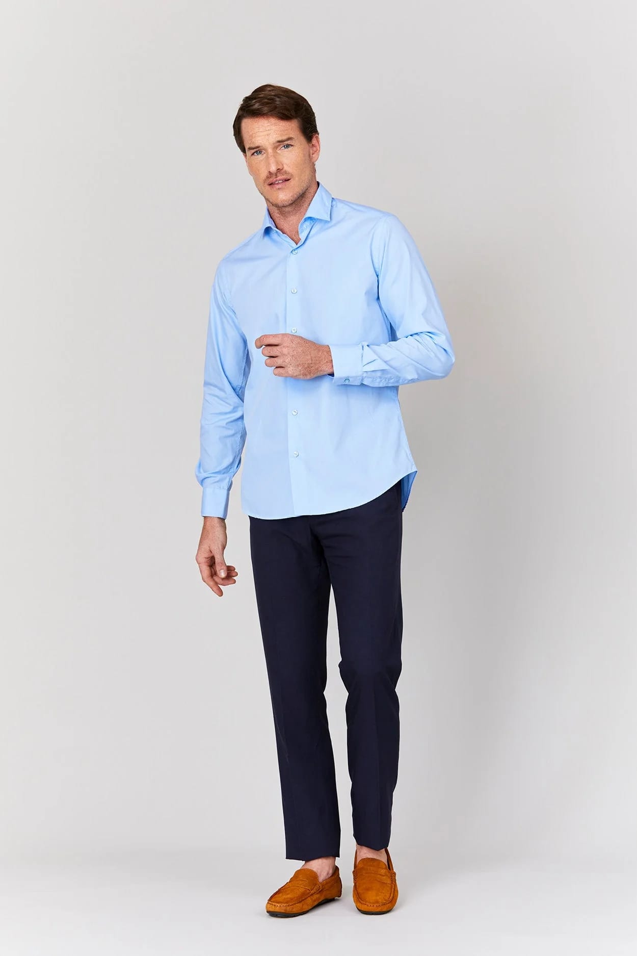 Men's cotton shirt celpolvo muslin - imagen 6