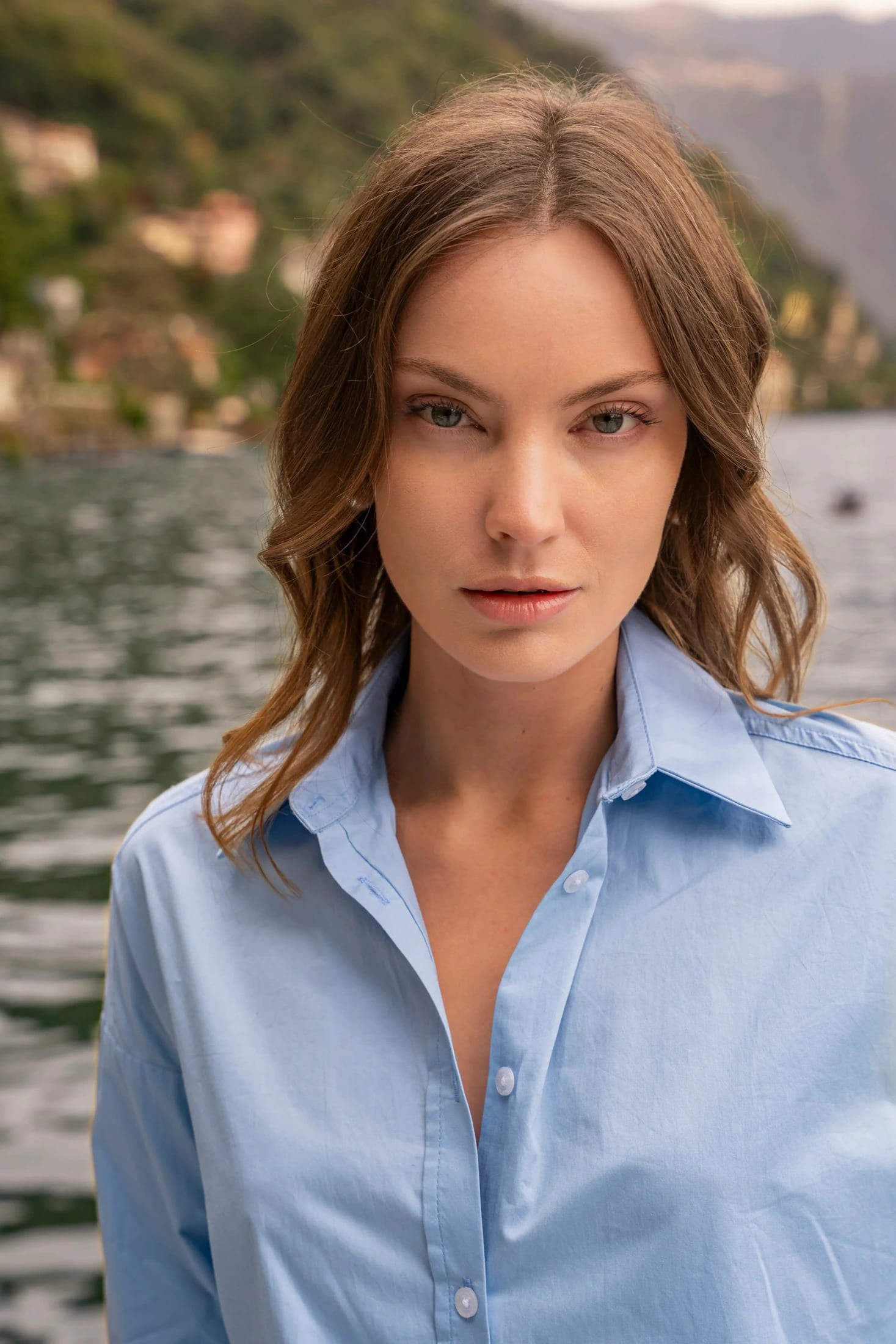 Camisa Verona Mujer Azul Clara - imagen 2