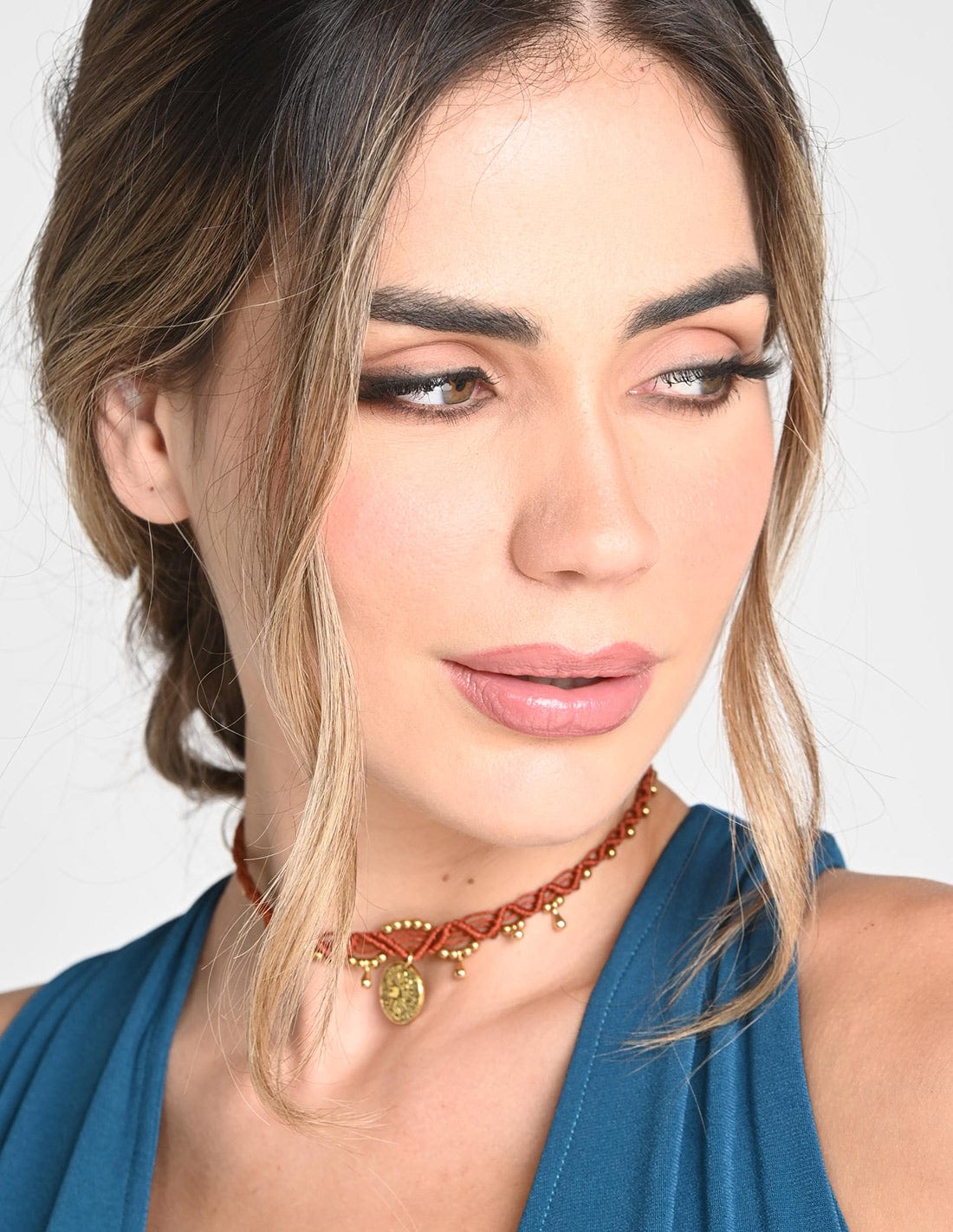Choker Lía Red Wine - imagen 3