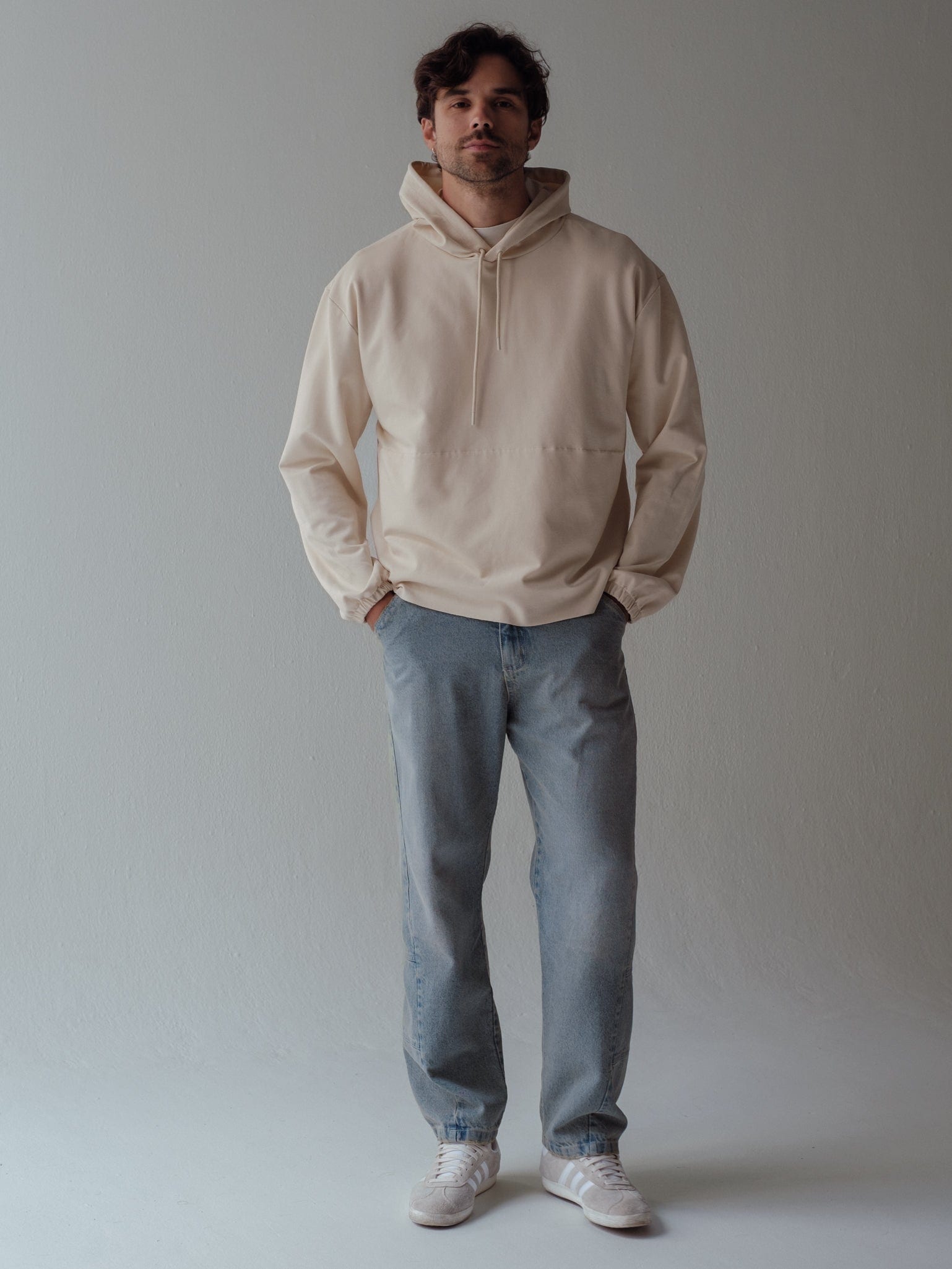 CUT CLEAN HOODIE - SEA SALT - imagen 2