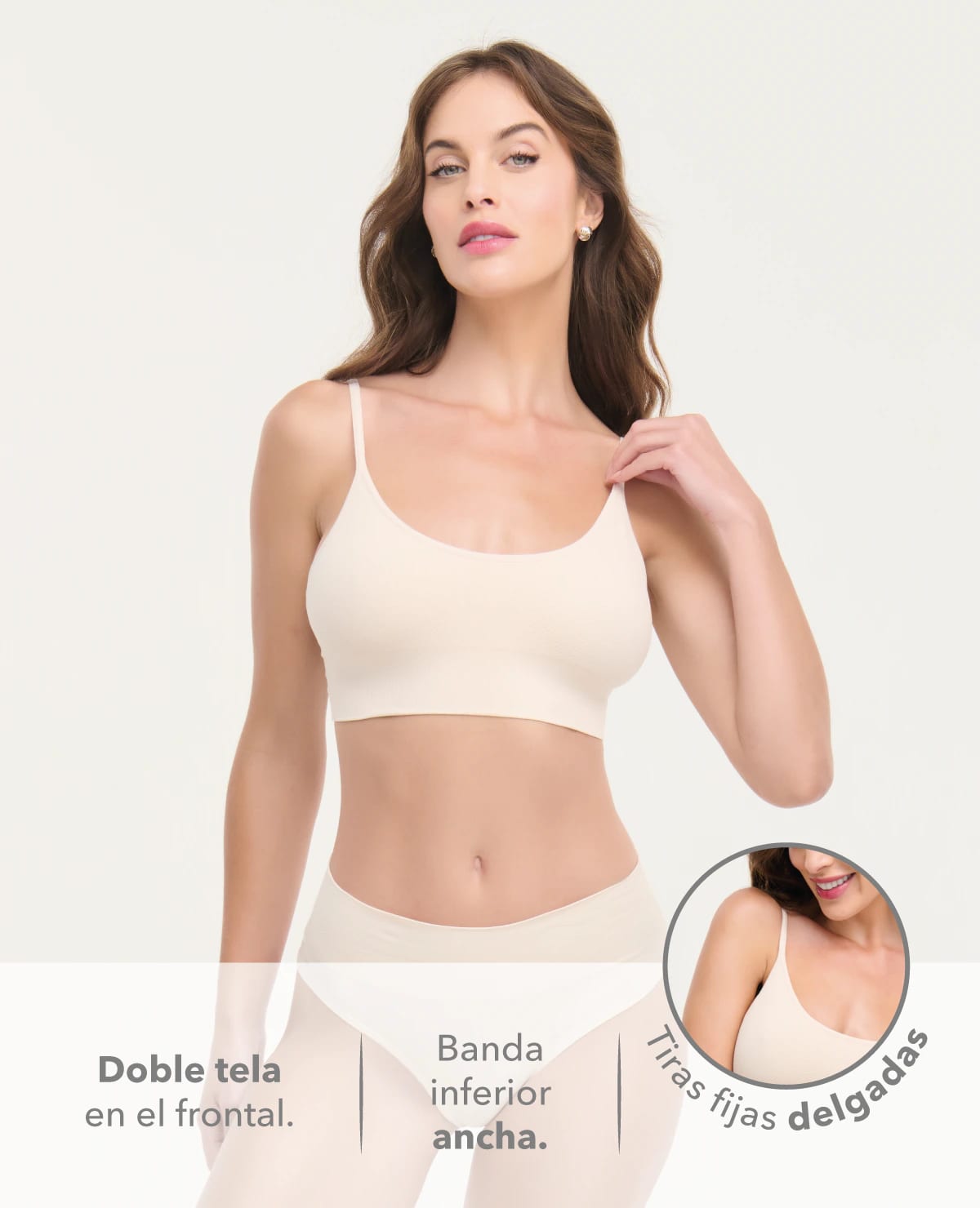 Top Seamless | Tiras Fijas | Ajuste Natural - imagen 2
