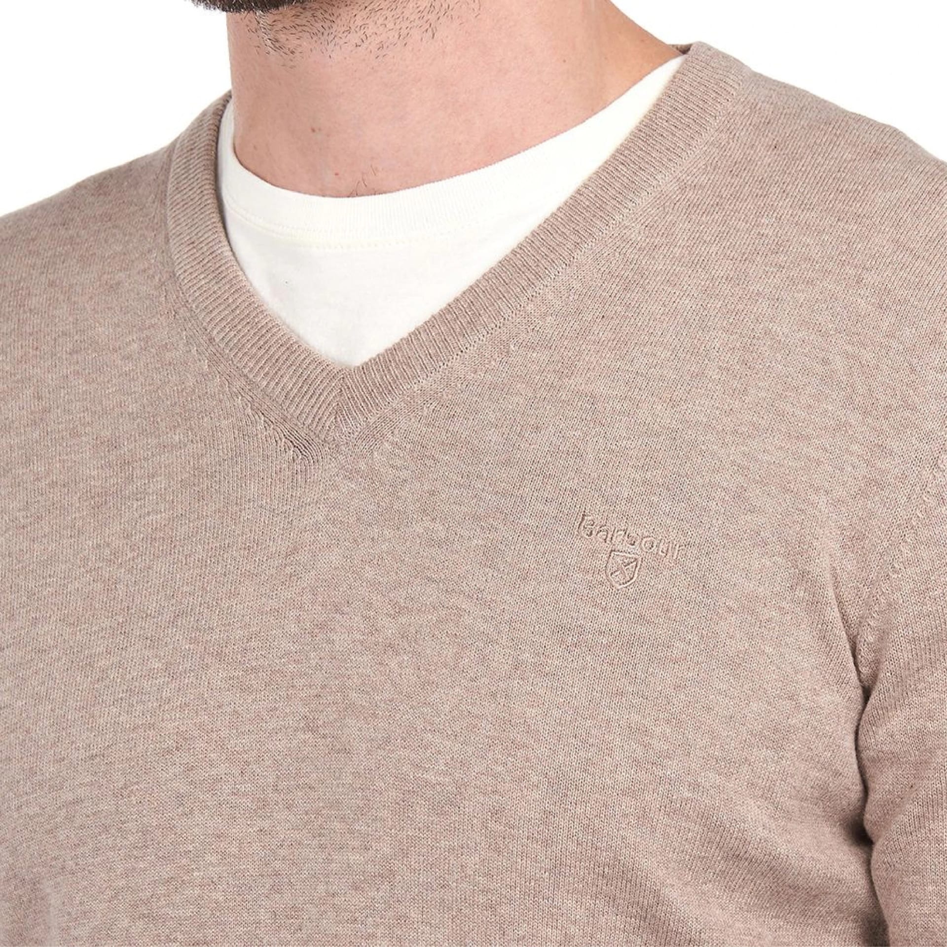 Pima Cotton V-Neck Jumper - imagen 5