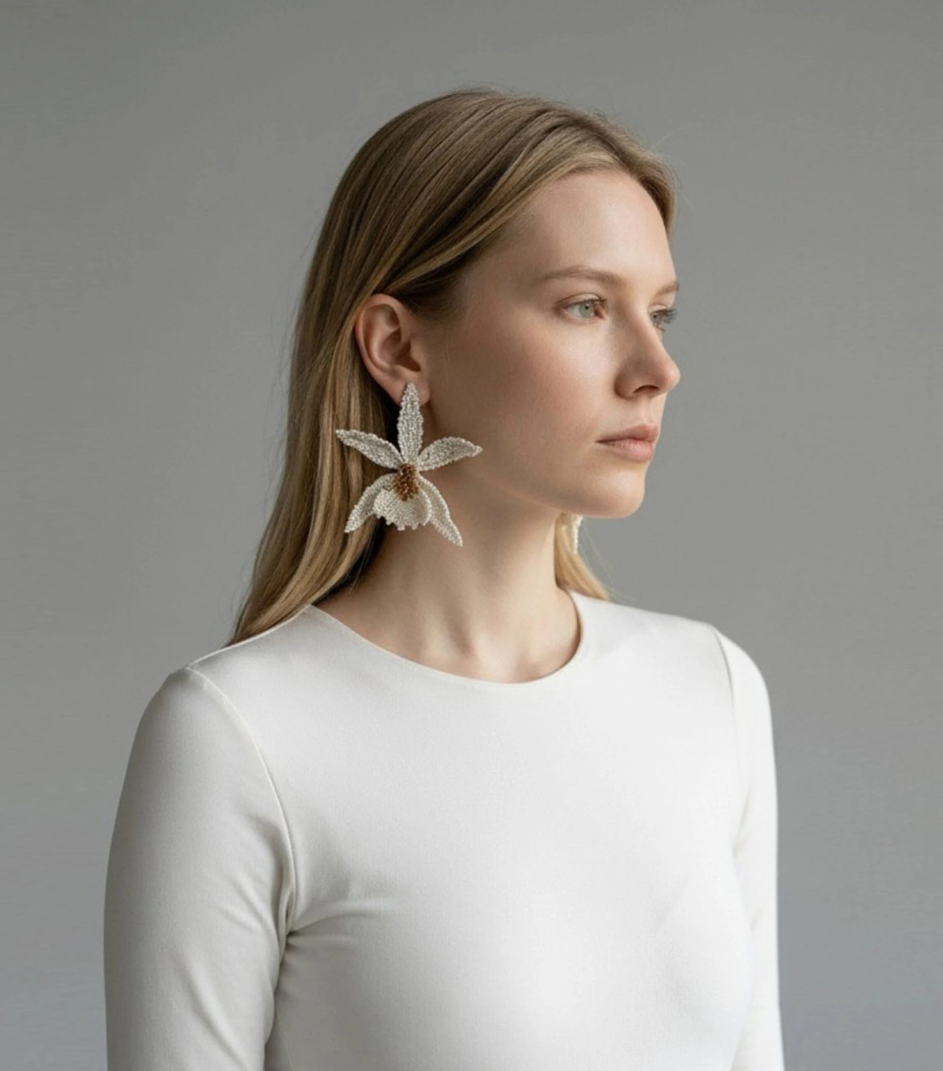 Aretes Vanillo Nácar - imagen 3