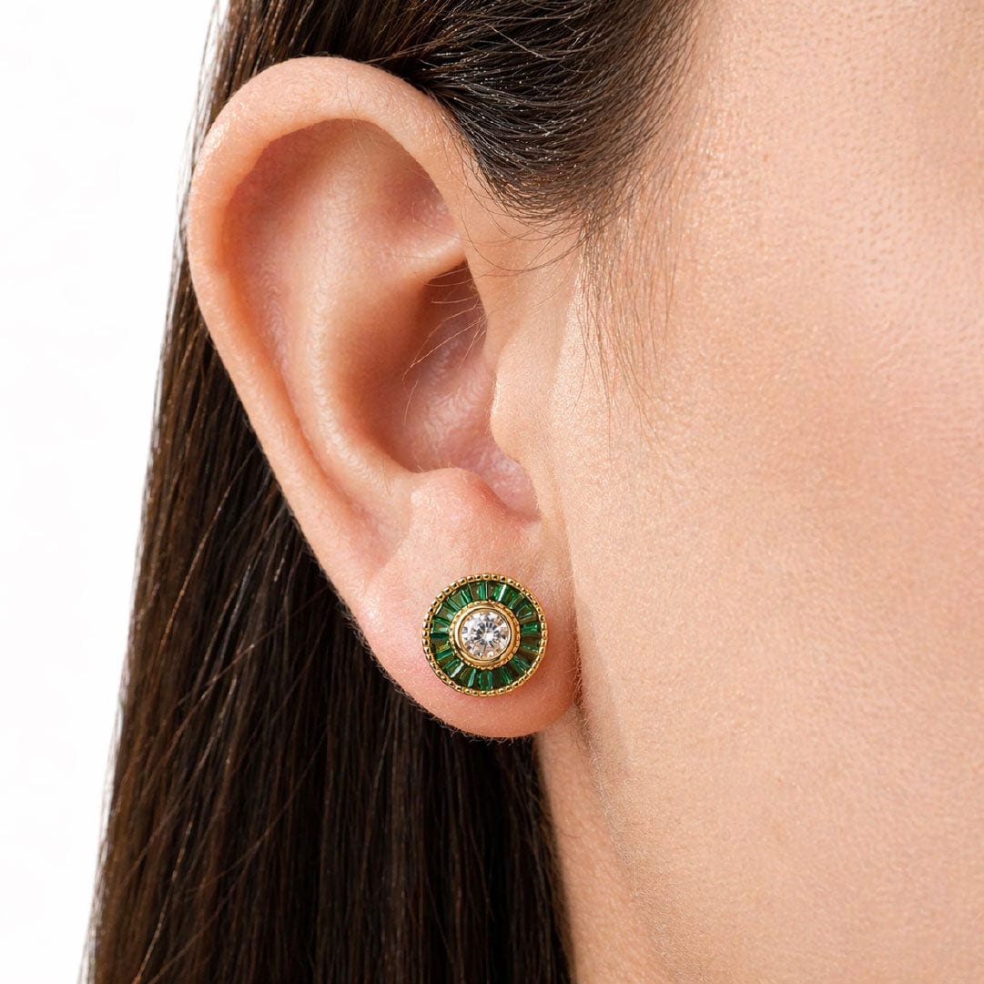 Aretes Clara Esmeralda - imagen 2