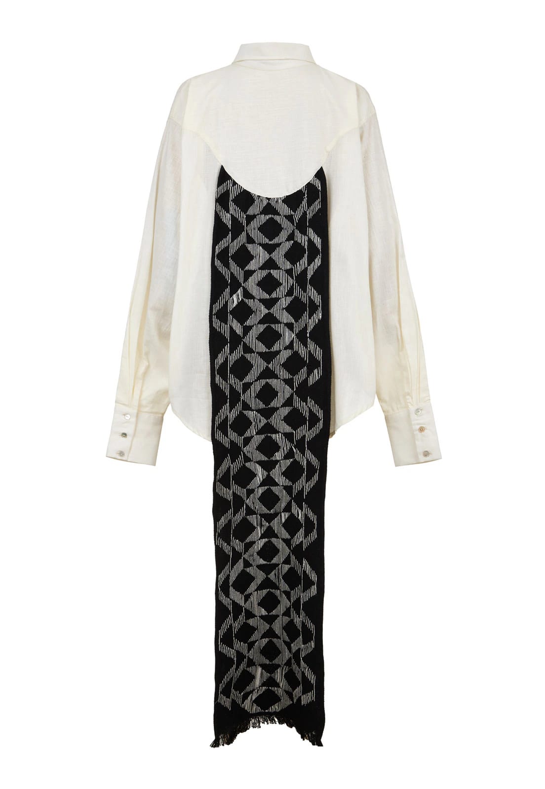 EMBROIDERED CAPE SHIRT - imagen 1